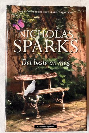 Det beste av meg av Nicholas Sparks - Forside