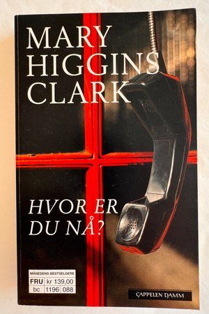 Hvor er du nå? av Mary Higgins Clark - Forside