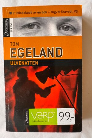 Ulvenatten av Tom Egeland - Forside