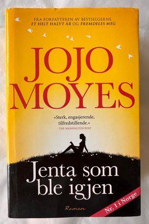 Jenta som ble igjen av Jojo Moyes - Forside