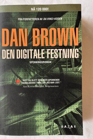 Den digitale festning av Dan Brown - Forside