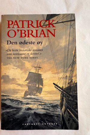 Den ødeste øy av Patrick O'Brian - Forside