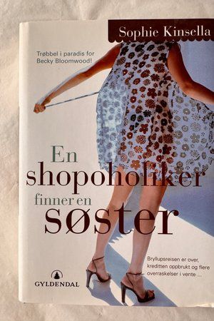 En shopoholiker finner en søster av Sophie Kinsella - Forside