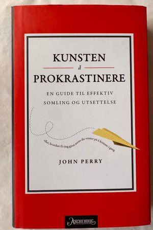 Kunsten å prokrastinere av John Perry - Forside