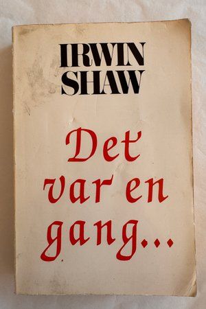 Det var en gang... av Irwin Shaw - Forside