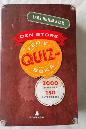 Den store feriequizboka av Lars Hojem Kvam - Forside