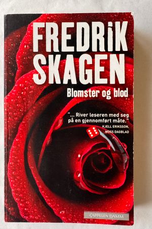Blomster og blod av Fredrik Skagen - Forside