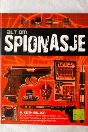 Alt om spionasje av H. Keith Melton - Forside