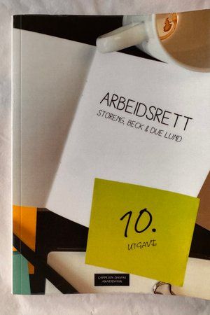 Arbeidsrett av Nils H. Storeng, Tom H. Beck, Arve Due Lund - Forside