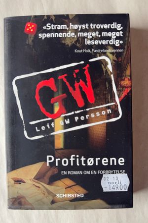 Profitørene av Leif G.W Persson - Forside