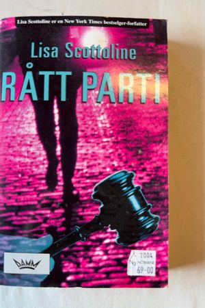 Rått parti av Lisa Scottoline - Forside