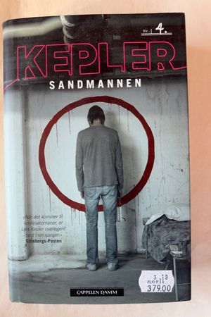 Sandmannen kriminalroman av Lars Kepler - Forside