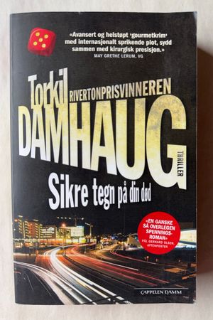 Sikre tegn på din død av Torkil Damhaug - Forside