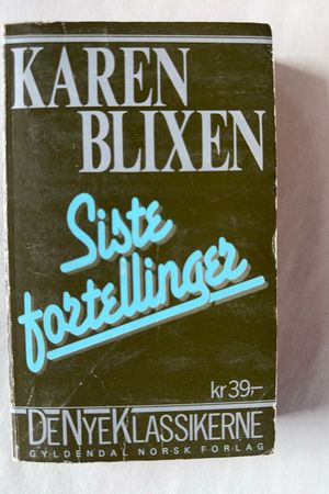 Siste fortellinger av Karen Blixen - Forside