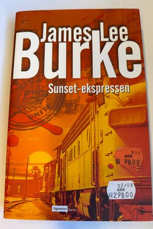 Sunset-ekspressen av James Lee Burke - Forside