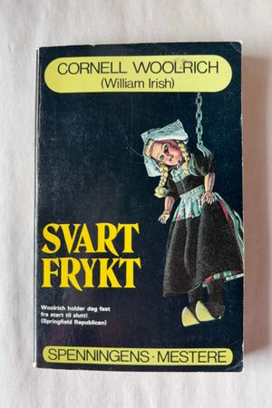 Svart frykt av Cornell Woolrich - Forside