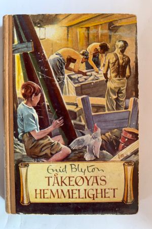 Tåkeøyas hemmelighet av Enid Blyton - Forside