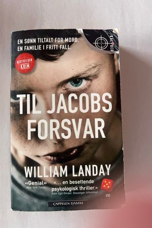 Til Jacobs forsvar av William Landay - Forside