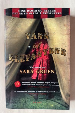 Vann til elefantene av Sara Gruen - Forside