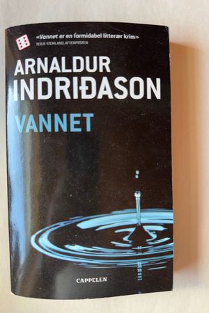 Vannet av Arnaldur Indriðason - Forside