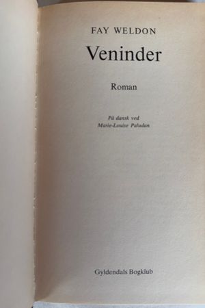 Veninder av Fay Weldon - Forside