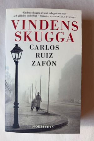 Vindens skugga av Carlos Ruiz Zafón - Forside